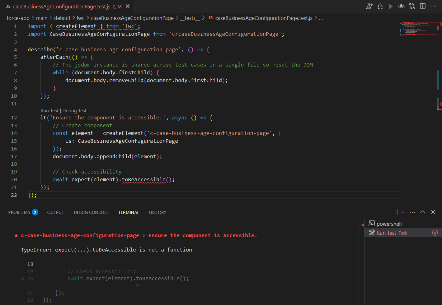 Second Attempt at Test Generation